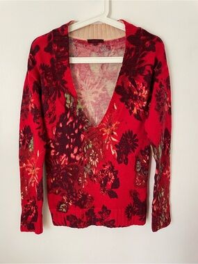 KENZO vintage v neck sweater wool size M